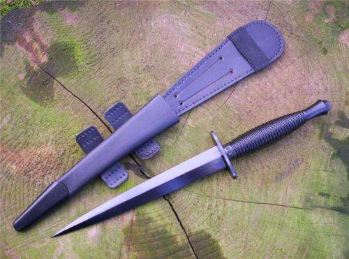 GENUINE BLACK COMMANDO KNIFE SHEFFIELD FAIRBAIRN SYKES Dagger, Knife