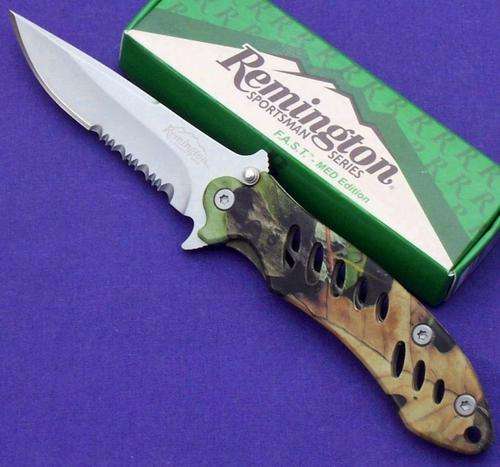 REMINGTON FAST MEDIUM FRAME LOCK FOLDER KNIFE CAMO