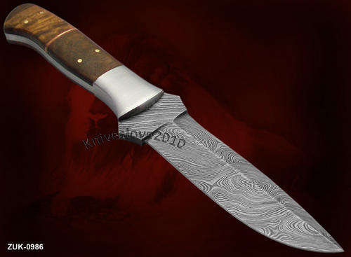 Damascus Tali Wood Knife