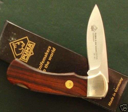 Puma 4 Star Lockback KNIFE COCOBOLA WOOD (Not Mini)