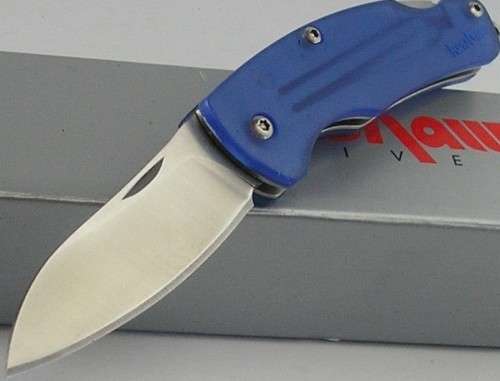 Kershaw Lockback Folder Blue Handle Knife