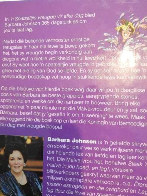 n Spatseltjie vreugde vir elke dag deur Barbara Johnson
