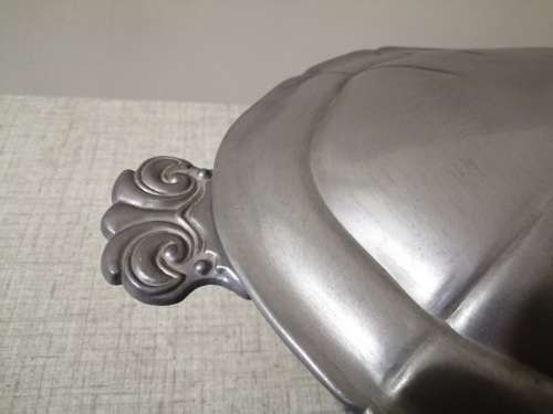 Antique Tin koper Depondt Bongloon Soup terrine