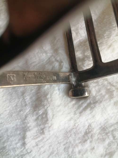 Stunning silver plated toast rack