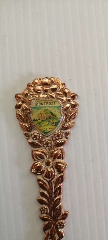 Copper collectors teaspoon