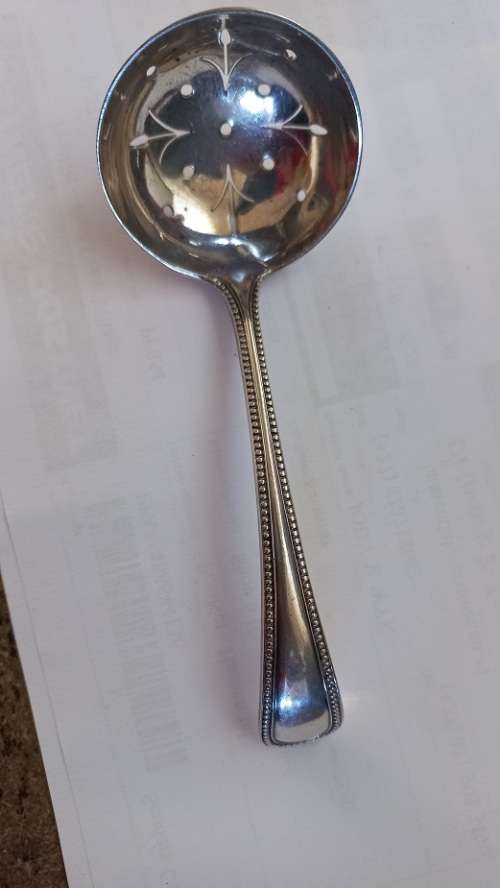 Lovely silver plated sugar spoon