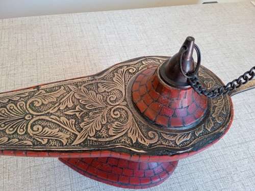 Stunning Brass Aladin`s Lamp