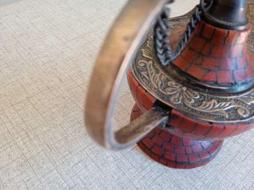 Stunning Brass Aladin`s Lamp