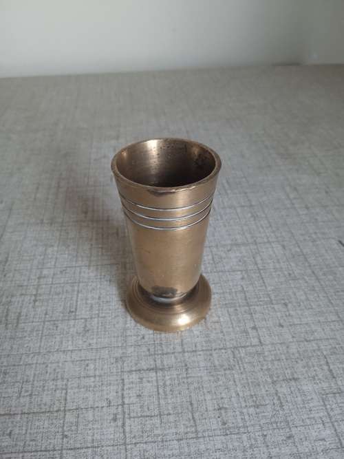 Heavy brass toothpick holder