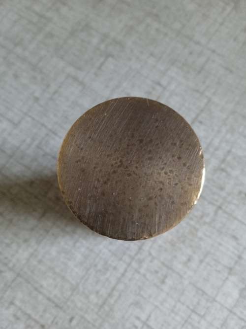 Heavy brass toothpick holder