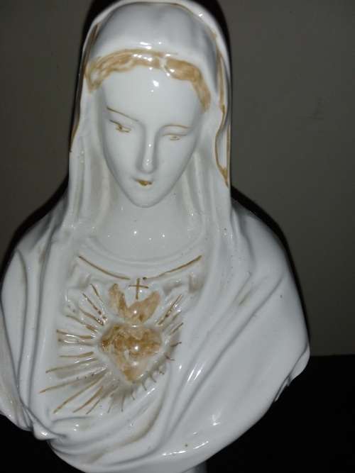 Stunning Mary? religous bust ornament