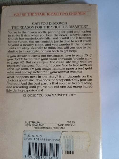 Choose your own adventure 101, Alien go home