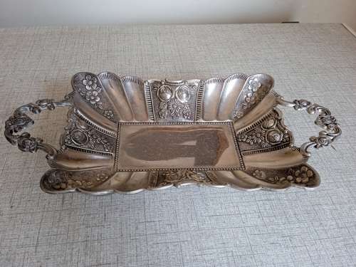 Silver Plated Footed Serving Dish