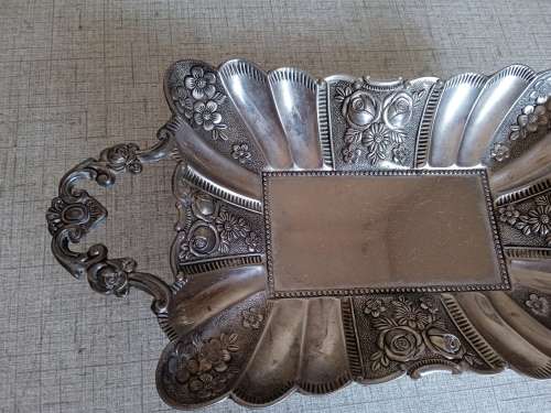 Silver Plated Footed Serving Dish