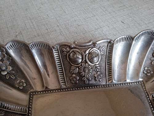 Silver Plated Footed Serving Dish