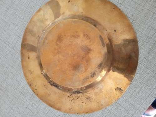 Stunning brass plate