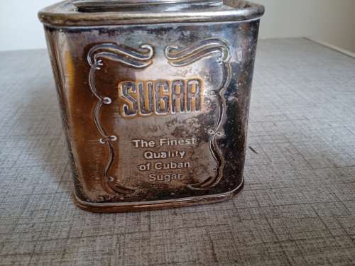 Small tea, coffee and sugar tins