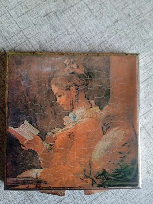 Vintage look handbag mirror