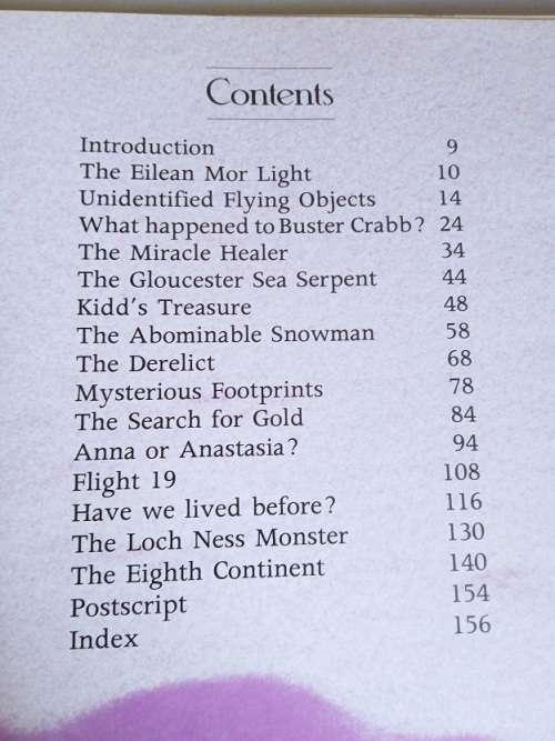 The Hamlyn book of mysteries