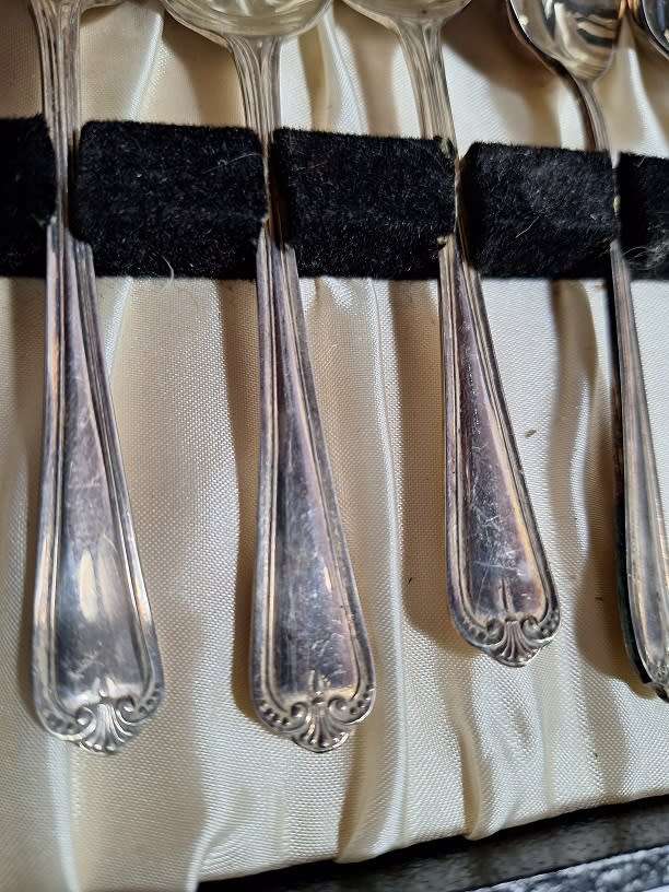 5 x Large epns teaspoons in excellent condition
