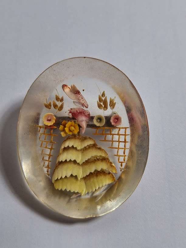 1930`s Celluloid brooch