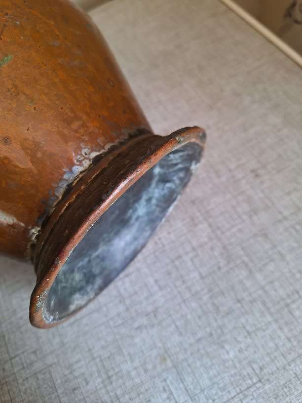 Antique copper water/wine ewer