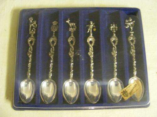 LOVELY SILVER PLATED TEASPOONS FROM ITALY