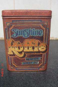 SUNSHINE COFFEE TIN