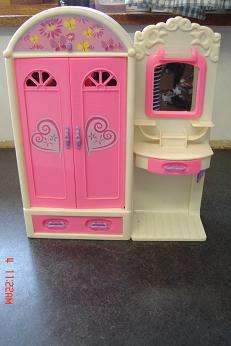 DOLLS CUPBOARD AND DRESSER