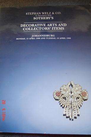SOTHEBY'S ARTS AND COLLECTOR'S ITEMS AUCTION BOOK