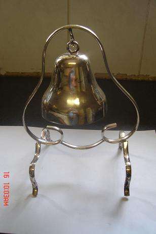 LOVELY SILVER PLATED DINNER BELL