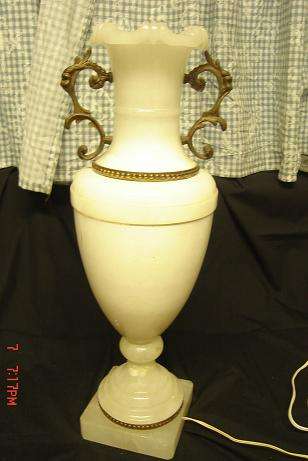 STUNNING LAMP WITH BRASS FINISHES