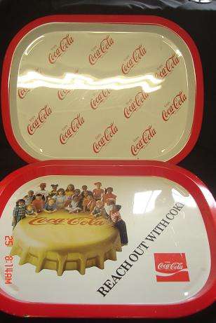 2 COCA-COLA TRAYS