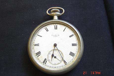VINTAGE ELGIN POCKET WATCH FOR REPAIR