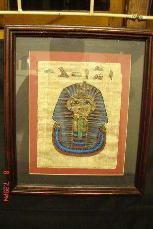 EGYPTIAN PICTURE ON PAPYRUS