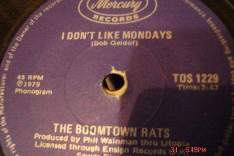THE BOOMTOWN RATS SEVEN SINGLE NO COVER