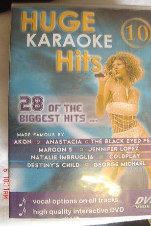 HUGE KARAOKE HITS DVD