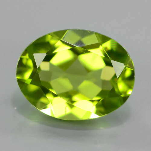 PERIDOT~2.09 Ct. Oval Shape Natural Gem Green Peridot Unheated