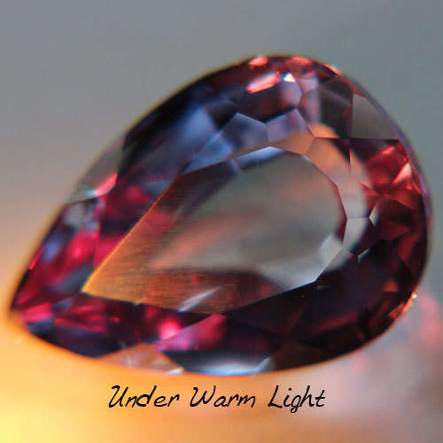 11.80ct.AWESOME RUSSIAN COLOUR CHANGE LAB ALEXANDRITE PEAR GEM