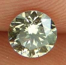 DIAMOND CERTIFIED  -0.47 CARAT FANCY YELLOW BROWN SI3 ROUND BRILLIANT NATURAL LOOSE DIAMOND