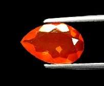 OPAL~2.07Ct ULTRA RARE TOP LUSTER GOOD FIRE 100% NATURAL ORANGE FIRE OPAL !!!