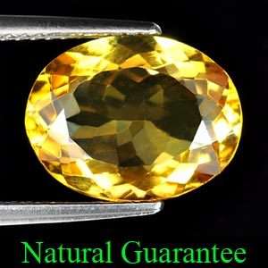 CITRINE~Unheated Clean 3.71ct Light Yellow Oval Citrine