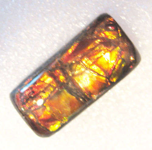 Ammolite~Rare 5.5ct Brilliant Red/yellow/green Natural Gem Ammolite/Ammonite Gemstone