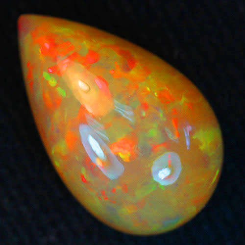 OPAL~  7.12cts Large Size! Terrific Rainbow Sparkles in Blocks! 3D Chaff! Top. Welo Opal