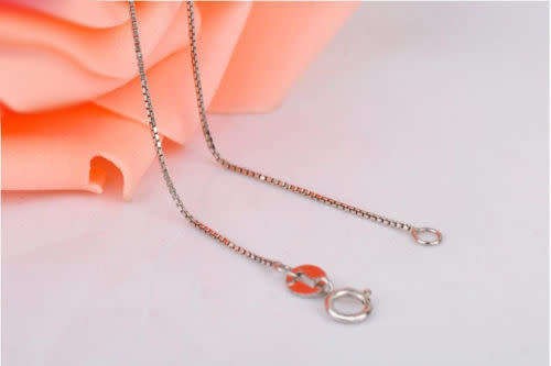 45cm .925 Silver Box Chain