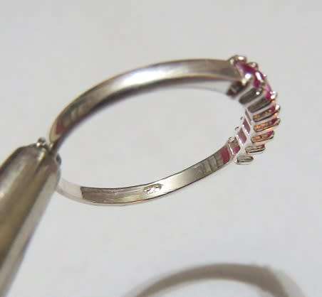 Genuine Ruby Ring ~ size 8~.925 Silver