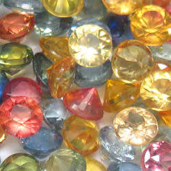 Sapphire~ FANTASTIC LOT! 5.31ct.Rich Fancy Mixed Colour Sapphire.