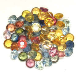 Sapphire~ FANTASTIC LOT! 5.31ct.Rich Fancy Mixed Colour Sapphire.