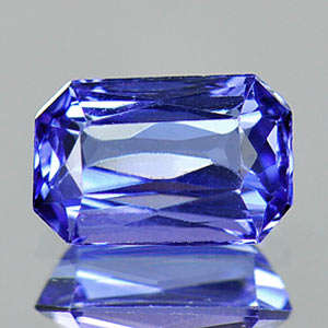 0.85 Ct. Octagon Shape Natural Violet Blue Tanzanite