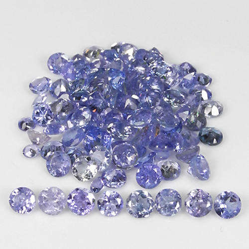 3.70ct.NATURAL VIOLET BLUE TANZANITE LOT AA